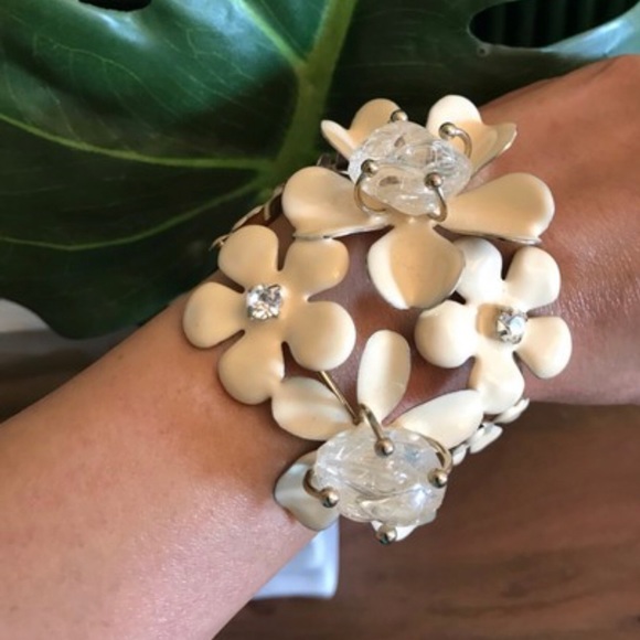 White Cuff Bracelet - Picture 7 of 13